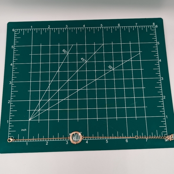 Adore by Swarovski Organic Circle Bracelet in Rose Gold $39 original price - Picture 3 of 5